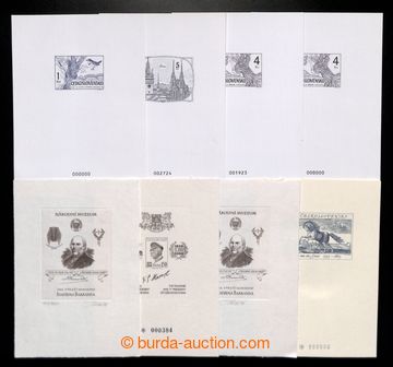 211307 - 1998-2001 MERKUR REVUE / comp. 8 pcs of black-prints and com