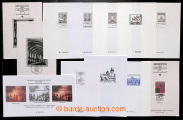 211308 - 1994-2015 PARTIE / selection of 16 pcs of black-prints, supp