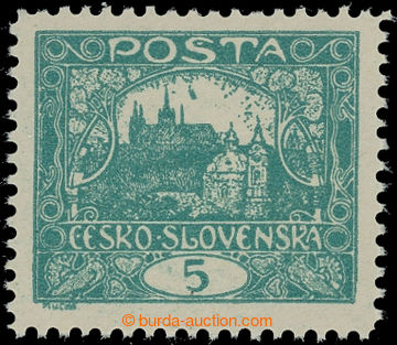 211353 -  Pof.4Da, 5h dark blue-green with ministerial perf 11½;