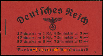 211408 - 1936-1937 STAMP BOOKLETS / Mi.MH36.3, stamp booklet Hindenbu