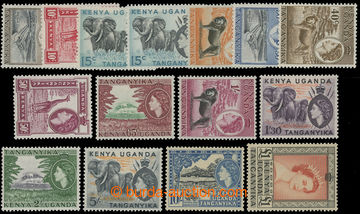 211426 - 1954-1959 SG.167-180, Alžběta II. Krajinky 5C-1£; kom