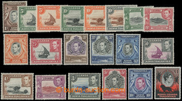 211427 - 1938-1954 SG.131-150, Jiří VI. - Krajinky 1C-£1; po n