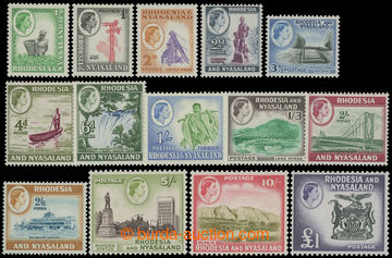 211450 - 1959-1962 SG.18-31, Elizabeth II. - Local motives 1/2d-1£; 
