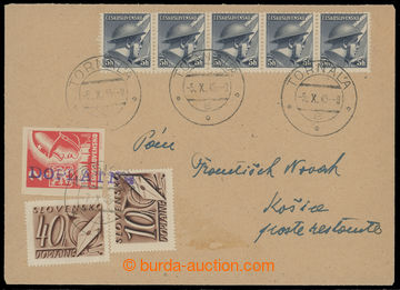 211542 - 1945 SMÍŠENÁ POSTAGE-DUE FRANKATURA  philatelically influ