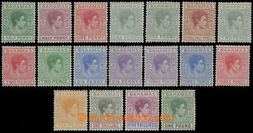 211581 - 1938-1952 SG.149-157, George VI. ½P - £1; complete