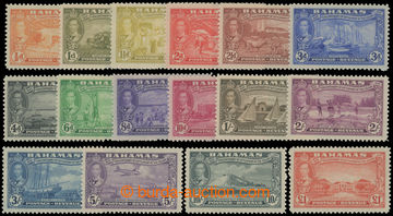 211583 - 1948 SG.178-193, George VI. Motives ½P - £1; compl