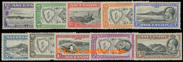 211618 - 1934 SG.21-30, George V. Motives ½P - 5Sh; complete set