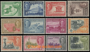 211740 - 1948 SG.135-146, George VI. Motives ½d - 10Sh, complete
