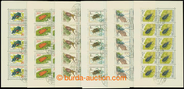 211807 - 1962 Pof.PL1279-1284, Brouci, kompletní série 10-bloků, k