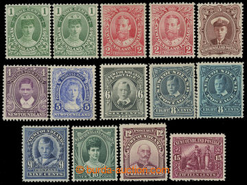 211843 - 1911-1916 SG.117-127, 117a, 118a, 123a, Portréty 1C - 15C, 