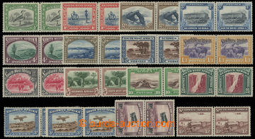 211859 - 1931-1937 SG.74-87, 96, Motivy ½P - 20Sh + Letecké 3P 