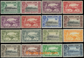 211964 - 1938-1944 SG.188-200, George VI. - Motives ½d-£1; 