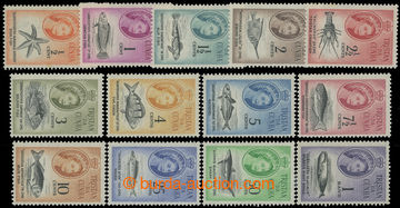 211971 - 1961 SG.42-54, Alžběta II. - Mořská fauna ½C - 1R, 