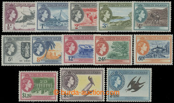 212199 - 1956-1962 SG.149-161, Elizabeth II. - Motives ½C-$4,80;
