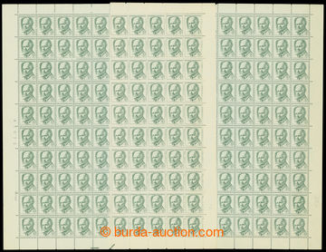 212230 - 1970 COUNTER SHEET / Pof.1808, Svoboda 50h green, 2x complet