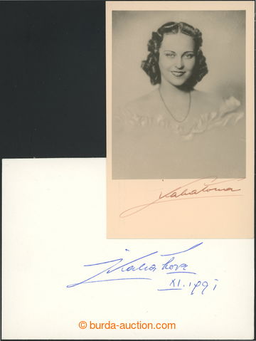 212275 - 1930-1997 KABÁTOVÁ Zita (1913-2012), česká herečka, 2x 