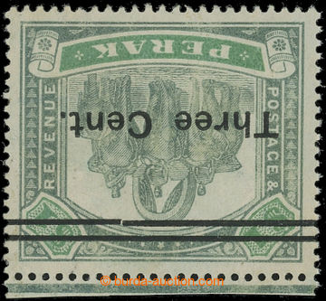 212401 - 1900 SG.86w, Elephants Three Cent./1$  green, INVERTED WMK; 