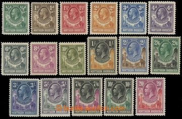 213005 - 1925 SG.1-17, George V. 1/2P - 20Sh; c.v. £800, rare oc