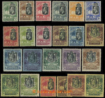 213010 - 1922 SG.118-121, and SG.122-142, George V. 4P-5Sh and 1/2P-1