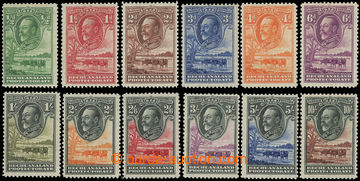 213013 - 1932 SG.99-110, Jiří V. Buvoli 1/2P - 10Sh; bezvadná sér