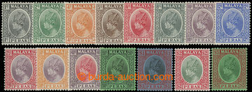 213014 - 1935 SG.88-102, Sultán Iskandar 1C-5$; bezvadná kvalita, k