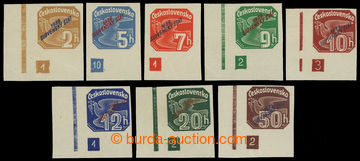 213048 - 1939 Sy.NV1-8, comp. of 8 values 2h-50h, all with plate numb