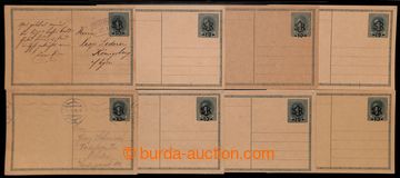 213096 - 1918 CDV5a, comp. 8 pcs of overprint PC with small monogram 