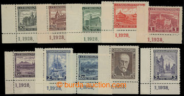 213284 - 1928 Pof.239A-242A, Jubilejní 30h - 5Kč, kompletní řada 