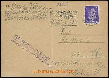 213308 - 1943 GHETTO TERESIENSTADT - AUSTRIA / mailing was/were cenzu
