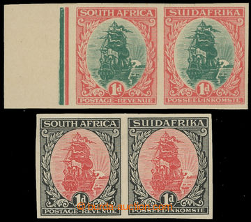 213447 - 1926 PLATE PROOF for SG.3, pairs PLATE PROOF colors, Dromeda