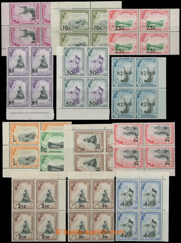 213482 - 1961 SG.65-77, Elizabeth II. 1/2C-£1 with overprints of