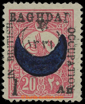 213515 - 1917 BAGDÁD - BRITSKÁ OKUPACE, SG.22, turecká 20pa růžo