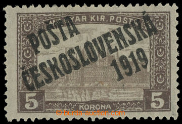 213547 -  Pof.117, 5 Koruna brown, type I.; hinged, exp. by Gilbert