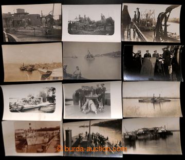 213607 - 1916-1918 DUNAJSKÁ FLOTILA  ojedinělá sestava 69ks fotopo