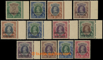 213721 - 1927-1940 CHAMBA SG.75, O83, O69-70, GWAILOR SG.112, 114-117