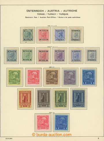 213722 - 1890-1914 LEVANTA / ANK.20-61, komplet, celé série, včetn