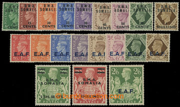 213761 - 1943-1948 BRITSKÁ OKUPACE  SG.S1-S9, S10-S20 Jiří VI., 2 