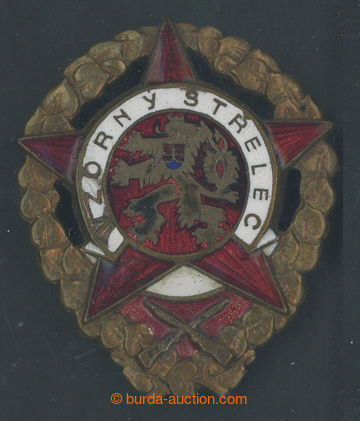 213764 - 1953 čestný odznak Vzorný střelec, č. 18569; včetně u