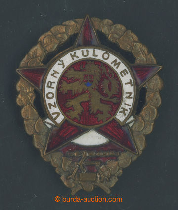 213766 - 1953 čestný odznak Vzorný kulometník, č. 00063; včetn�