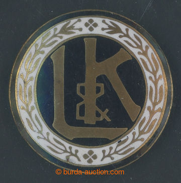 213815 - 1895-1925 MOTORISMUS / LAURIN & KLEMENT - smaltovaný odznak
