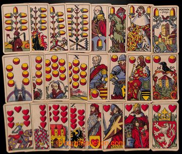 213819 - 1900-1948 PLAYING CARDS / TAROT / MARIÁŠ / comp. of 3 sets