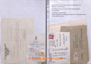 213929 - 1950-1980 NOBELOVA CENA / ojedinělá sestava podpisů nobel