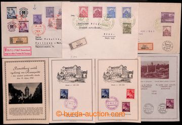 214151 - 1940-1945 comp. of 13 entires with various special postmark,