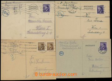214155 - 1943-1944 GHETTO TERESIENSTADT - AUSTRIA  comp. 5 pcs of pos