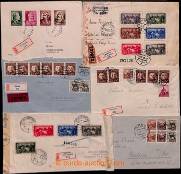 214182 - 1940-1945 selection of 50 pcs of entires, from that 25x Reg 