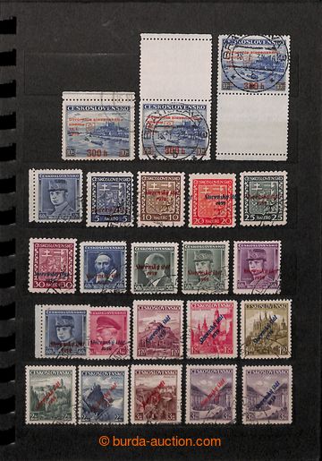 214185 - 1939-1945 [SBÍRKY]  kompletní sbírka razítkovaných zná