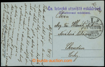 214238 - 1919 AIRMAIL STAMPS ÚTVARY  postcard Nitra with FP cachet s