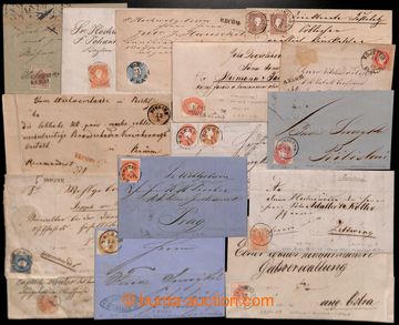 214531 - 1850-1882 [COLLECTIONS] COVERS / selection of 28 folded lett
