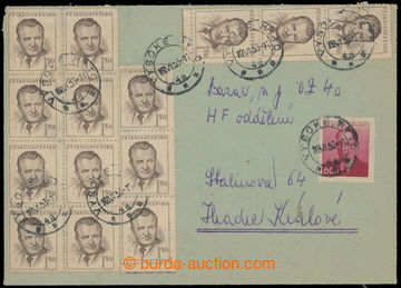 214573 - 1953 NOVÁ  MĚNA  /  letter franked invalidated stamp. Pof.