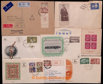 214602 - 1949-1952 sestava 14 dopisů a FDC, mj. FDC s aršíkem TABU